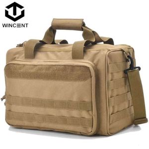Multi-function Bags WINCENT Gun Shooting Range Bag Hunting Shoulder Bag 600D Waterproof Tactical Training Bag Molle System Tools Bags CampingHKD230627 h5j5r