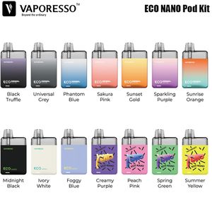 Buharso Eko Nano Kit 0.8ohm Pod 6ml Kartuş 1000mAH Dahili Pil Elektronik Sigara C Tip M MTL Vape Kiti Authentic