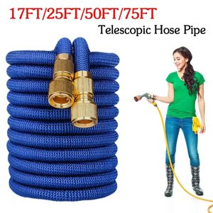 Garden Hoses Expandable Garden Hose Pipe Flexible Extensible Water Hose with Water Gun Magic Water Pipes for Garden Farm Irrigation Car Wash 231206