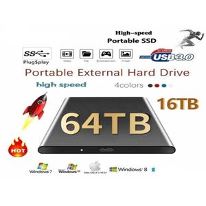 Sabit Sürücüler Orijinal Taşınabilir Yüksek Hızlı SSD 2TB4TB8TB16TB30TB Harici Kütle Depolama USB 30 Arabirim Bellek 221105309854 Bırak Dho5a