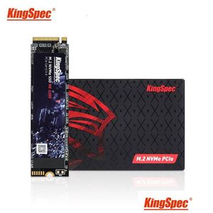 Sabit Sürücüler Kingspec SSD M2 512GB NVME 1TB 240 G 256GB 500GB M.2 2280 PCIE Disk Diski Dizüstü PC Bırakma Teslimat DHNSV için Dahili Katı Hal
