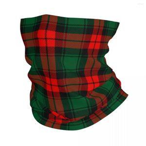 Scarves Christmas Red Green Tartan Plaid Checkered Balaclavas Mask Scarf Merch Neck Cover Xmas Scottish Check Lumberjack Pattern Bandana