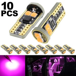 10X T10 LED 6 SMD Canbus 194 168 W5W Автомобильный Клин Фиолетовый Боковой Свет Купол Лампы Лампы