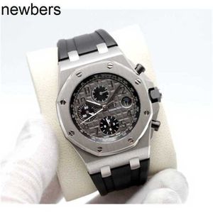 Erkekler Audemar Pigue Aebby İsviçre Kraliyet Meşe Mens Otomatik Mekanik Koltwatch Offshore Fil 26470ST Chronograph 2015 Erkekler #039; S WN-77AHKJXS