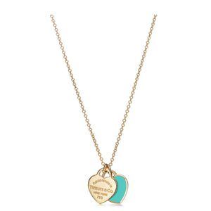 Ожерелья с подвесками 2023 Sterling Sier S Loveheart Ожерелье Модельер Свадебный подарок для жены и подруги Прямая доставка Jewelr Dh6Xe