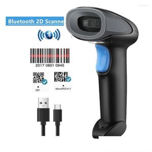 Tarayıcılar Eyoyo EY-019 Kablosuz 1D 2D QR Barkod Tarayıcı 2.4G dongle USB Kablolu DataAmatrix PDF417 MAXIXODE Okuyucu SN SCAN DRAIN TESLİMİ DHY1A