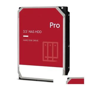 Sabit Sürücüler Kırmızı Pro 10tb NAS Sunucu Dahili Sürücü 7200 RPM Sınıf SATA 6GB/S 256MB önbellek 3.5 inç disk HDD WD102KFBX Bırak Teslimat Com DHRSM