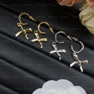 Charm Women Earrings Studs Designer Bow Style Earrings Retro Gold Plated Earrings Gift for Valentines Day
