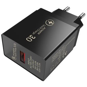 QC3.0 USB Hızlı Şarj Cihazı USB Adaptör 3A Hızlı Şarj Seyahat Şarj Cihazları Samsung XIMAOMI LG Cep Telefonu ABD AB İngiltere fiş
