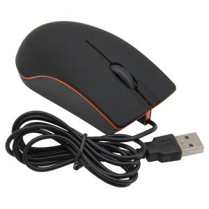 Mini mouse ótico 3D USB para jogos com fio para computador laptop mouses para jogos em casa ZZ