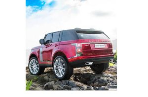 The new Range Rover Kids Electric Car oversized double kids four-wheel off-road remote control toy car can seat people