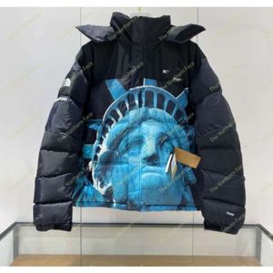 Мужские куртки North the Face Jacket x Statue of Liberty Puffer Men Designer Real Outdoor Windbreaker Supre Me Week 10 Baltoro 2ylba