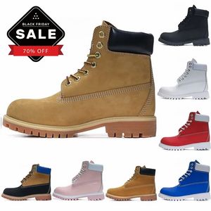 Tasarımcı Botlar Erkek Kadınlar Moda Klasik Kış Boot Platform Timberland Önlük Deri Yürüyüş Tim Dış Mekan Tumberlda Bottes