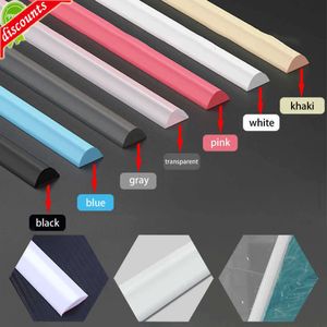 Upgrade Bathroom Retention Water Barrier Strip Self-Adhesive Silicone Water Stopper Kitchen Shower Dry And Wet Separation Seal Strip
