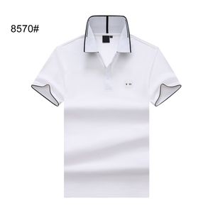 Erkek Klasik Polo Gömlek Patronları Polos Tasarımcı Gömlek Polo İşlemeli Logo Kadınlar Erkekler Tees Kısa Kollu Üst Giyim Toptancıları Boyut M-XXXL