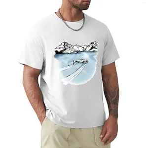 Мужские майки Trackmania - Футболка Arctic Lake Slide Летняя одежда Черные футболки для мужчин