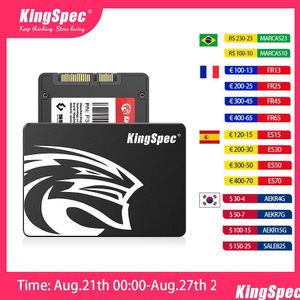 Hard Drives Kingspec 512Gb Ssd Sataiii 1Tb 2Tb 4T Hdd 256Gb 128Gb 6Gb/S Sata3 Drive 240G 120G Disk For Laptop Internal Solid State Dro Dh6Hd