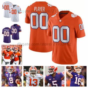 Özel Clemson Tigers 54 Jeremiah Trotter Jr. Jersey Koleji Futbol Dikiş Herhangi Bir İsim Erkek Kadınlar Gençlik Tüm Sıkıştırılmış Jay Haynes Williams Nate Wiggins