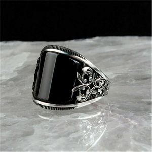 Модное мужское и женское металлическое серебряное кольцо, ювелирные изделия, черное кольцо с капающим маслом, размер 7-12