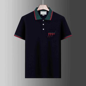 Erkek Stilist Polo Gömlek Lüks İtalya Erkekler Kıyafet Kısa Kollu Moda Sıradan Erkekler Yaz Tişört Birçok Renk Mevcut Boyut M-4XL-G