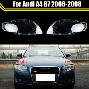 Автомобильная передняя замена светильников для Audi A4 B7 2006 2007 2008 Car Furlight Cover Train Pronger Transphade Lamp