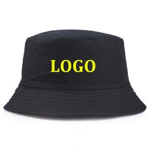 Özel kova şapkası açık diy logo balıkçı şapkaları spor kapağı erkek kadın pamuk balıkçılık kaps3109