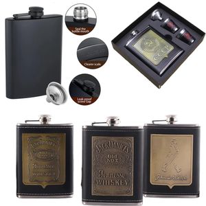 Hip Flasks 8oz Portable Pocket Hip Flask Outdoor Travel Stainless Steel Flask Whiskey Drink Alcohol Flasks 8oz Steel Hip Flask Flagon 231211