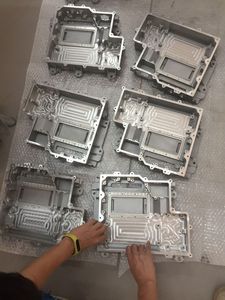 Casting auto parts Aluminum Controller box Precision aluminum casting parts Casting Metal Part with 3D Printing Sand Mold