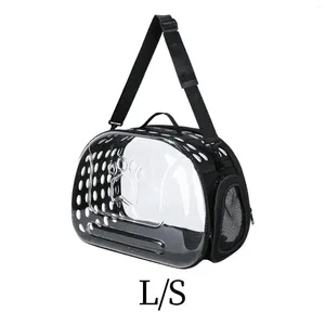 Dog Carrier Portable Cat Carried Bag Handbag Transport Luggage Transparent For Small Medium Dogs Outdoor Walking Camping Puppy