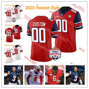 Demario Douglas 2024 Fiesta Bowl Liberty Flames Futbol Jersey CJ Yarbrough Dae Dae Hunter Johnathan Bennett Shedro Louis Jacob Bodden Liberty Forma Dikişli