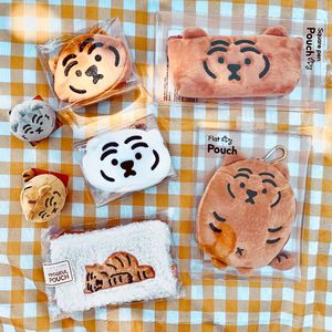 Cartoon Tiger Coin Wallet Doll Tiergefüllte Spielzeugmünze Geldbörse Süßes Plüsch -Spielzeugpuppe