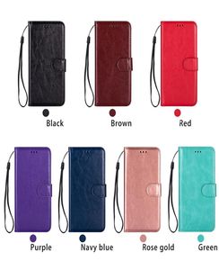 Crazy Horse Wallet Vintage Holder Slot Flot Flip Leather Case Cover для iPhone 13 Pro Max 12 Mini 11 XR XS MAX 6S 7G 8PLUS3316351