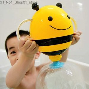Banyo oyuncakları bebek banyo oyuncakları arı sızan pot potu banyo çocuk oyuncakları 0-36 ay komik çizgi film plastik duş baş oyuncaklar çocuklar için su oynuyor Q231212