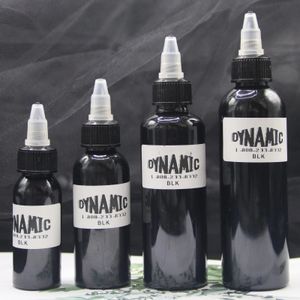 Diğer kalıcı makyaj tedariki 1pcs 30ml 60ml 90ml 120ml dövme mürekkep gövde rengi çizim Teng siyah malzeme dinamik 231211