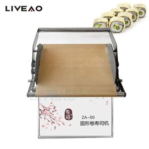 Masaüstü mini suşi silindir makinesi kolay suşi üreticisi pirinç rulo yapmak manuel Japon atıştırmalık aracı