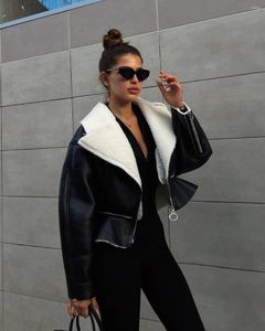 Kadın Ceketleri Kadın Moda Kravat Belt Bel Plush Palto Kış Sıcak Kuru Çift Cepleri Zarif Katı Sahte Kürk Kadın Palto