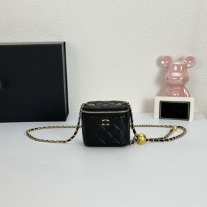 Mini Orijinal Deri Ruj Para Çantalar Moda Leydi Tasarımcı Crossbody Çantalar Elmas Izgara Bluetooth Kulaklık Cüzdan Lüks Şık Kadın Alışveriş Kutusu Çantası