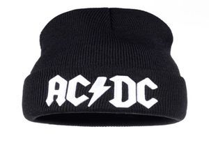 Женская шапка AC/DC Rock Band, теплая зимняя мягкая вязаная шапка, шапка для взрослых мужчин, женщин2315489