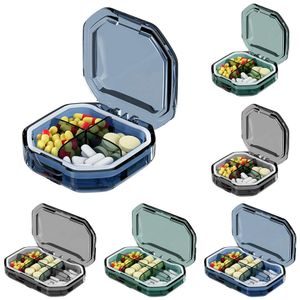 Новые сумки для хранения, мини-портативный органайзер для таблеток, 4/6 сеток, коробочка для таблеток, контейнер для хранения таблеток, еженедельная коробка для лекарств, коробка для таблеток, дозировка лекарств
