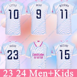 23/24 L.CODINA MEAD LITTLE G.JESUS SAKA soccer jersey 2023 2024 WILLIAMSON MIEDEMA 11 RUSSO McCABE CATLEY football kits shirt Men Kids boys sets uniforms women