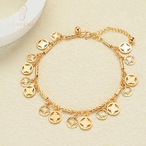 Hame 2023 Tasarım Moda 24K Gold Kaplama Yaz Homf -Charm Set Özel Mücevherleri Kadınlar İçin