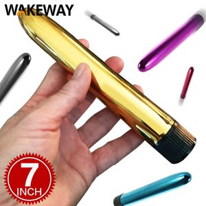 Вибраторы WAKEWAY 7-дюймовый большой вибратор секс-игрушка женский вагинальный стимулятор точки G карманный мастурбация пуля 231213