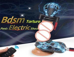 Penis Elektrik Stimülasyonu Scrotum Elektro Şöhret Kafesi Horoz İşkencesi BDSM TOYS ELECTROSHOCK COCKRING GLANS STARUTUCU SEX 21777451