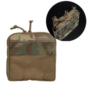 Av Ceketleri V5 PC Taktik Vestchest Asma kanguru takma küçük cep askeri aletler çanta yelek alt paket aksesuarları