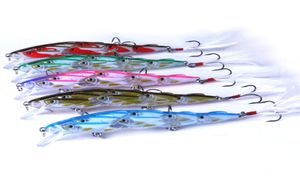 Canlı Hedef Bas Krankbaits Tatlı Su Yemleri 115cm 157g Canlı Lazer Swimbaits Balıkçılık Lures 6 Hook Feather5394457