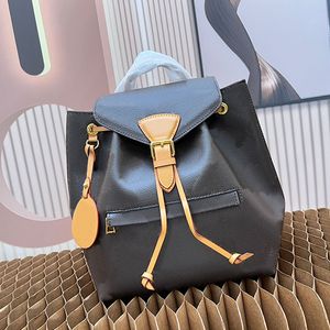 Designer-Rucksack, klassischer Rucksack, echtes Leder, alte Blumenprägung, Buchstaben, Damen, Handtaschen mit Klappe, Geldbörse, Schultertaschen, Reißverschluss, äußere Geldbörse 45501, 45410, 45205, 45397