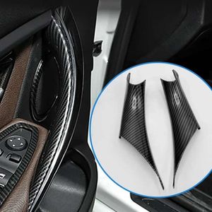 Новинка, 3 цвета, 4 шт., внутренняя дверная ручка, защитная накладка из АБС-пластика для BMW 3 4 серии M3 M4 F30 F80 F31 F32 F33 F34 F36 F82 2012-2018