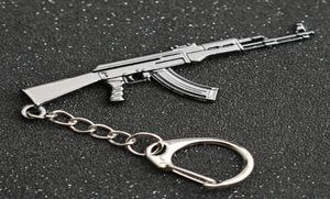 CS GO CSGO CF брелок AK 47 винтовка пистолет Counter Strike Fire AK47 AK47 брелок для ключей кольцо PUBG ювелирные изделия весь J895192877075
