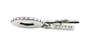 Takılar Charms Bracelets 2018 Yaz Mezuniyet Scroll Charm Boncuklar Orijinal 925 STERLING Gümüş Charm DIY Takı Kadınlar için 3411792