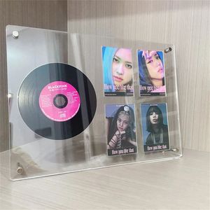 Рамки Kpop P ocard Держатель Акриловый P Idol Изображение CD Альбом Стенд для карточек Украшение дома 231212